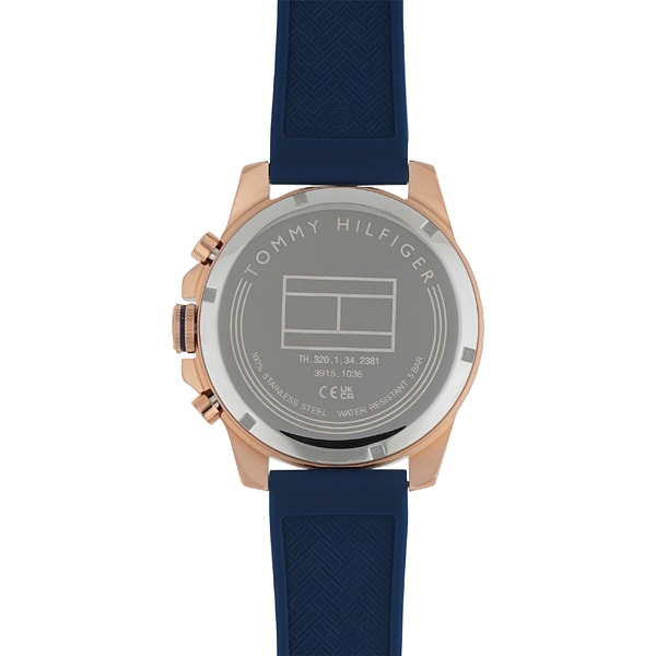 TOMMY HILFIGER 1791474 Watch - Rubber Belt NV Dial with 2 Year Warranty for Style and Durability in Everyday Wear (Image 3)