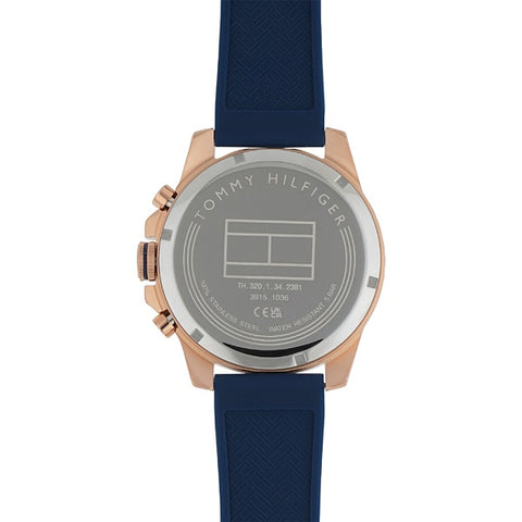 TOMMY HILFIGER 1791474 Watch - Rubber Belt NV Dial with 2 Year Warranty for Style and Durability in Everyday Wear (Image 3)