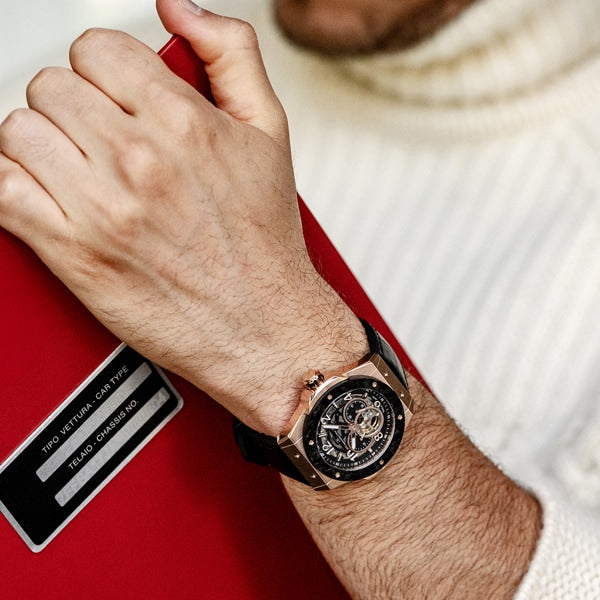 ANGEL CLOVER TCJ45PBKBK Japan Made Timecraft Watch with Durable