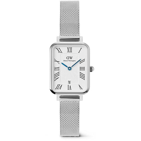 Daniel Wellington DW00100863 Elegant Quadro 20x26mm Stainless Steel White Dial Water Resistant 2-Year Warranty