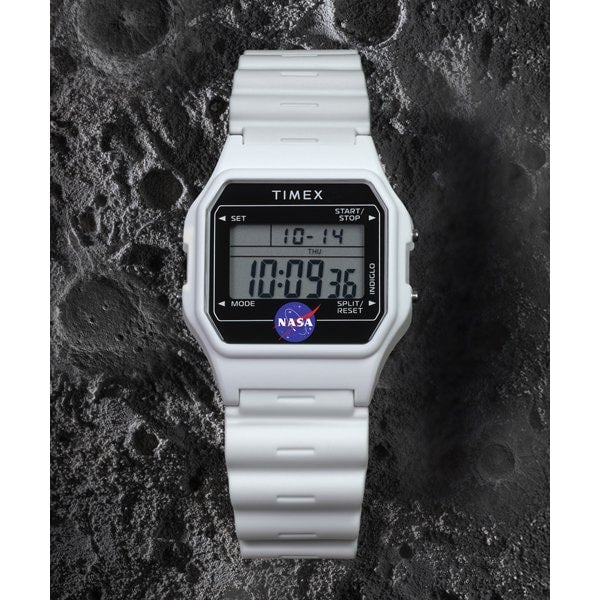 TIMEX TW2Y13500 NASA Artemis Digital Watch with White Dis | IPPO