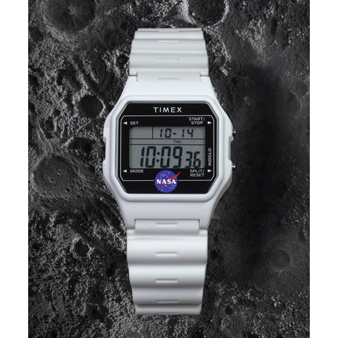 TIMEX TW2Y13500 NASA Artemis Digital Watch with White Dis | IPPO