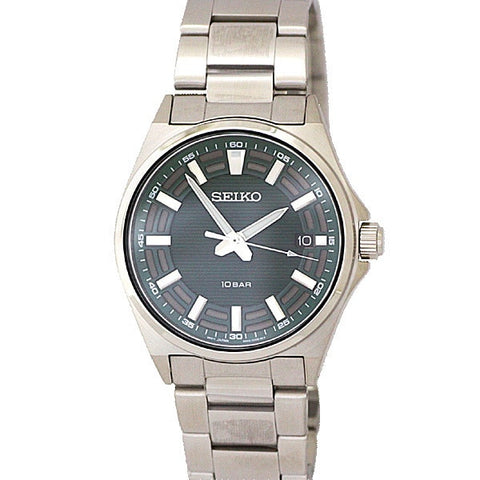 SEIKO SUR503P1 Watch - Quartz Movement 10BAR Water Resistant Green Dial Men's Watch 40mm Stainless Steel Bracelet