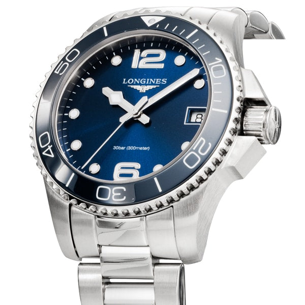 LONGINES L3.370.4.96.6 Watch - Hydro Conquest Blue Dial 200m Water Resistance Swiss Automatic 2-Year Warranty (Image 2)