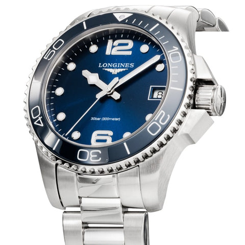 LONGINES L3.370.4.96.6 Watch - Hydro Conquest Blue Dial 200m Water Resistance Swiss Automatic 2-Year Warranty (Image 2)