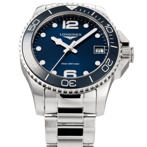 LONGINES L3.370.4.96.6 Watch - Hydro Conquest Blue Dial 200m Water Resistance Swiss Automatic 2-Year Warranty (Image 3)