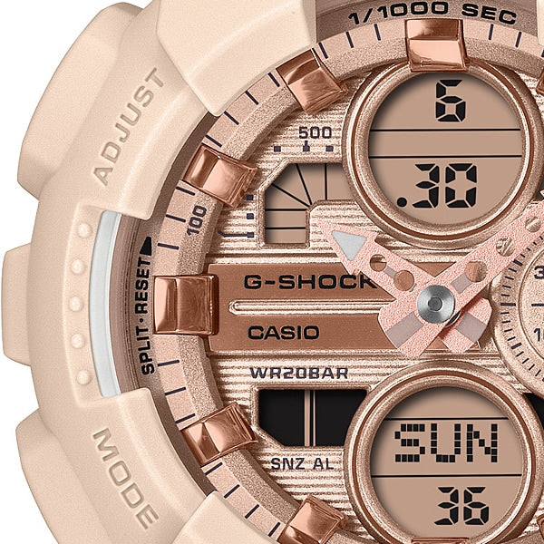 CASIO GMA-S140PG-4AJF Watch - Stylish Pink G-SHOCK Water Resistant Shock Resistant LED Backlight (Image 3)