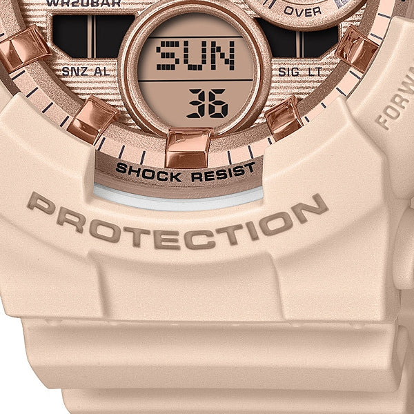 CASIO GMA-S140PG-4AJF Watch - Stylish Pink G-SHOCK Water Resistant Shock Resistant LED Backlight (Image 5)