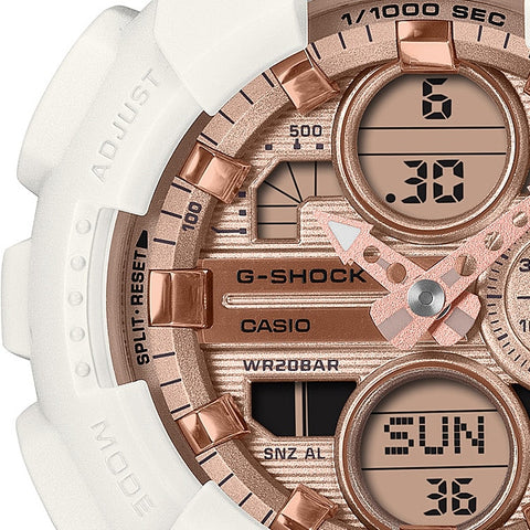 CASIO GMA-S140PG-7AJF Watch - Stylish White G-SHOCK Lightweight Durable Water Resistant Shockproof (Image 3)