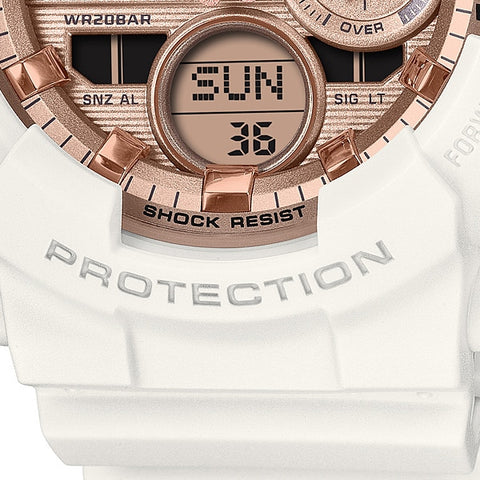 CASIO GMA-S140PG-7AJF Watch - Stylish White G-SHOCK Lightweight Durable Water Resistant Shockproof (Image 5)