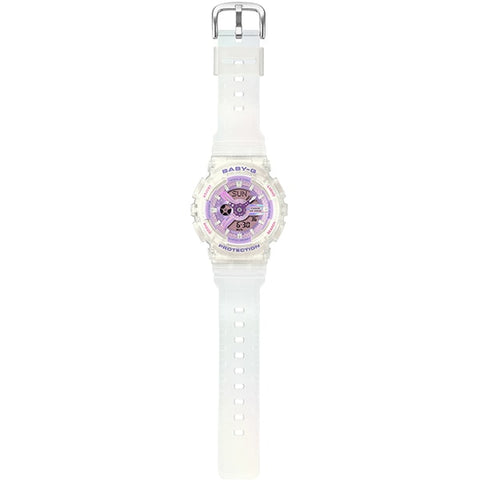 CASIO BA-110PS-7AJF Baby-G White Stylish Design Shock Resistant Water Resistant 1/100th Second Stopwatch