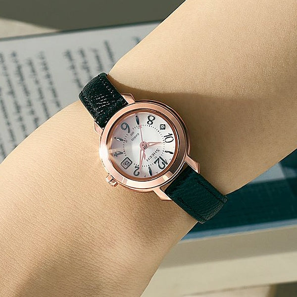 CASIO SHW-5300PGL-7AJF Watch - Solar Radio Watch Pink Gold Black Elegant Design Water Resistant Stylish Accessory (Image 5)