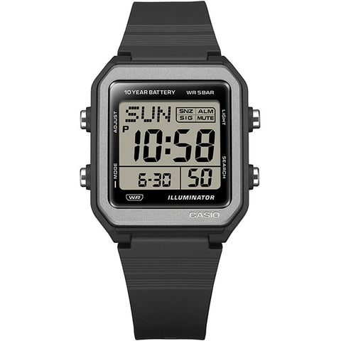 CASIO W-221H-1AJF Watch - Digital Watch Water Resistant LED Backlight Stopwatch Lightweight Design (Image 2)