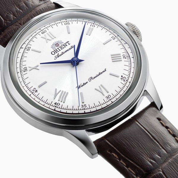 ORIENT RN-BB0002S Watch - Classic Automatic Movement Elegant Silver Dial Leather Strap Water Resistant (Image 2)