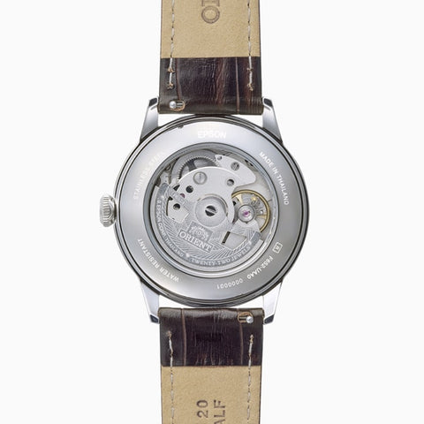 ORIENT RN-BB0002S Watch - Classic Automatic Movement Elegant Silver Dial Leather Strap Water Resistant (Image 3)