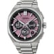 SEIKO HAB006J Limited Edition Solar GPS Dual Time Chronograph Men's Watch with Metal Band