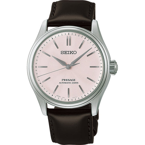 SEIKO HCC003J Classic Mechanical Men's Watch - Leather Band - Elegant Design - Japanese Movement - Timeless Style