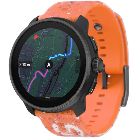 Smartwatch SS051016000 GPS Fitness Tracker 45mm Silicone Band Power Orange Stylish Design