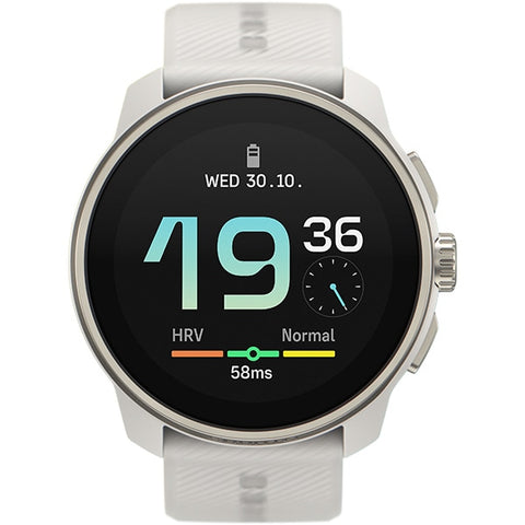Smartwatch SS051017000 RACE S POWDER GRAY 45mm GPS Smartwatch with Silicone Band Heart Rate Monitor Activity Tracker