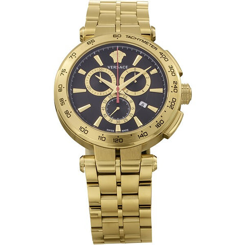 Versace VE6CA0623 AION Chrono gent Luxury Design Swiss Quartz Water Resistant 2-Year Warranty
