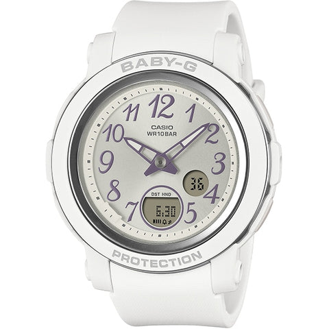 CASIO BGA-290SA-7AJF Stylish Wide Face Model - Shock Resistant - Water Resistant - LED Light - Durable Resin Band