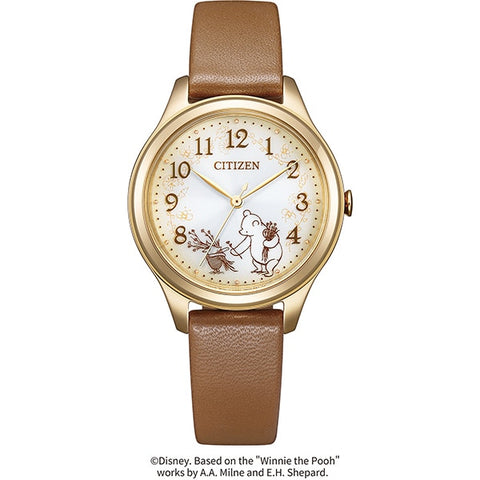 CITIZEN EM0507-07W Eco-Drive technology Disney Collection stainless steel case water resistant 1-year warranty