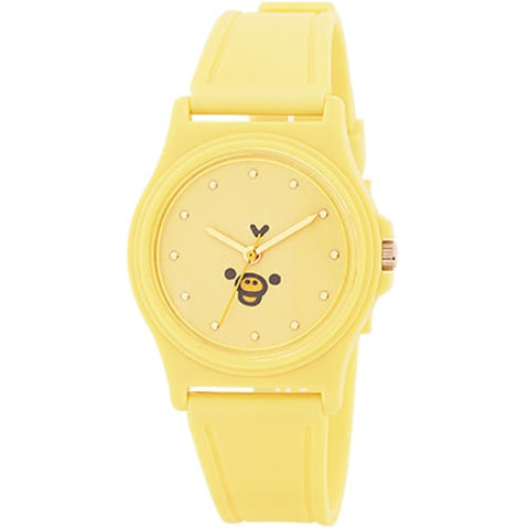 Sun Flame CX2D0009-YE Waterproof 10 ATM Japanese Design Cute Rilakkuma Character Stylish Casual Watch