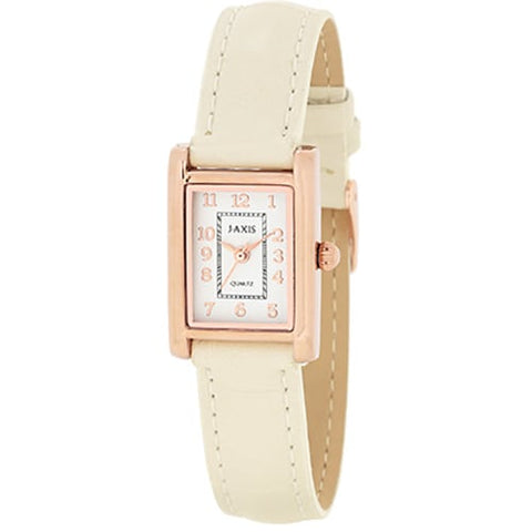 Sun Flame CF3B0030-IV Classic Design Watch Elegant Leather Strap Japanese Movement Water Resistant Stylish Timepiece