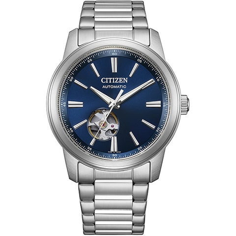 CITIZEN NH9150-52L Mechanical Open Heart Stainless Steel Automatic Elegant Design Water Resistant