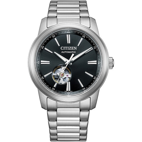 CITIZEN NH9150-52E Mechanical Open Heart Elegant Design Stainless Steel Automatic Movement 100m Water Resistant