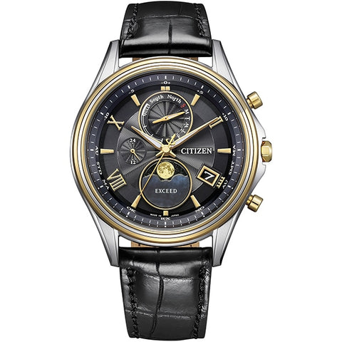 CITIZEN BY1025-17E Exceed Eco-Drive Radio-Controlled Watch Limited Edition Direct Flight Moon Phase Display