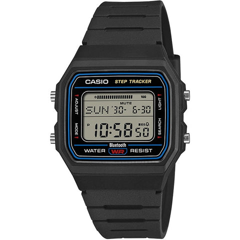 CASIO F-B100W-1AJF Bluetooth Step Tracker Water Resistant LED Display Lightweight Design