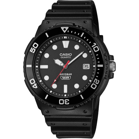 CASIO MRW-240H-1E1JF Analog Watch with Rotating Bezel Water Resistant Lightweight Stylish Design