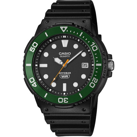 CASIO MRW-240H-1E3JF Analog Watch with Rotating Bezel Water Resistant Durable Design Stylish Casual Look