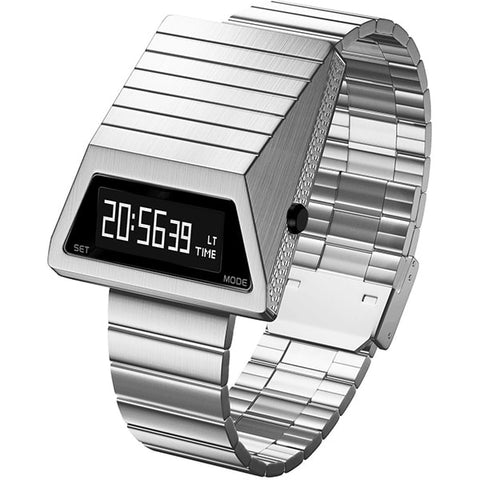 No Brand S4000-SW Armored Tank Benly Watch Stainless Steel Band Water Resistant Durable Design Stylish Timepiece