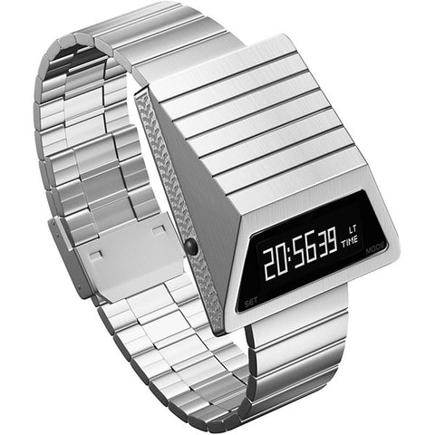 No Brand S4000-SW Armored Tank Benly Watch Stainless Steel Band Water Resistant Durable Design Stylish Timepiece