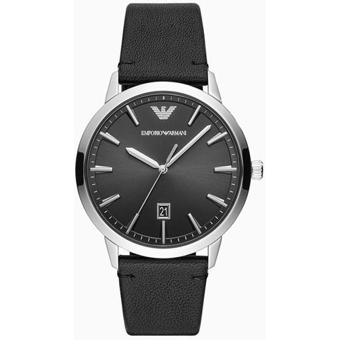 Armani AR11193 Stylish 43mm Leather Band Water Resistant 2-Year Warranty Luxury Watch
