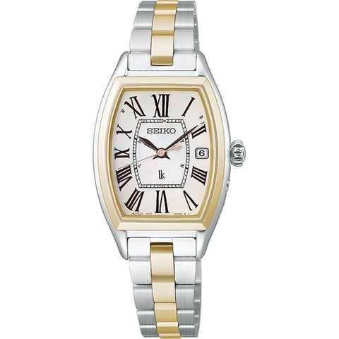 SEIKO HEE005J Solar Radio-Controlled Women's Watch Metal Band Elegant Design Durable Water Resistance