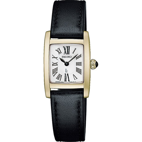 SEIKO HEG003J Elegant Quartz Women's Watch Leather Band Stylish Design Water Resistant Timeless Classic