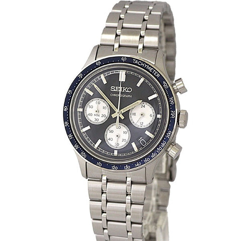 Other Overseas Manufacturers SSB477P1 Chronograph Quartz 10BAR Water Resistant Navy Blue 38.7mm Men's Watch