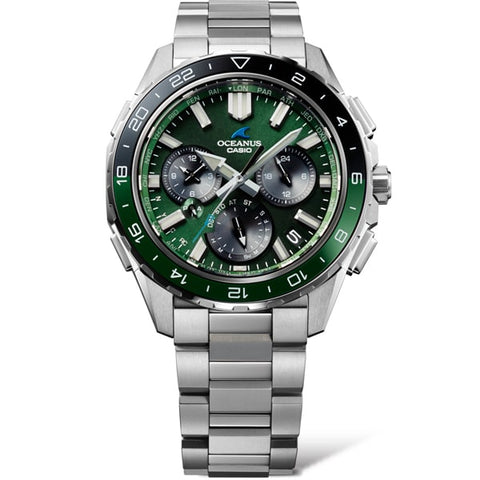 CASIO OCW-P3000-3AJF Oceanus CACHALOT Solar Powered Bluetooth Connectivity Sapphire Crystal Water Resistant 200m