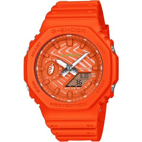 CASIO GA-2100SSH-4AJR G-SHOCK Sushi Theme Model Lightweight Design Water Resistant Durable Construction