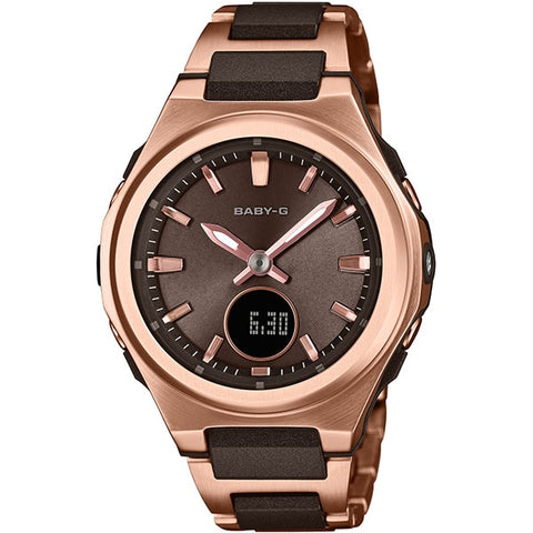 CASIO BGA-3000CG-5AJF Stylish Metal Bezel Solar Powered Radio Controlled Durable and Water Resistant Design