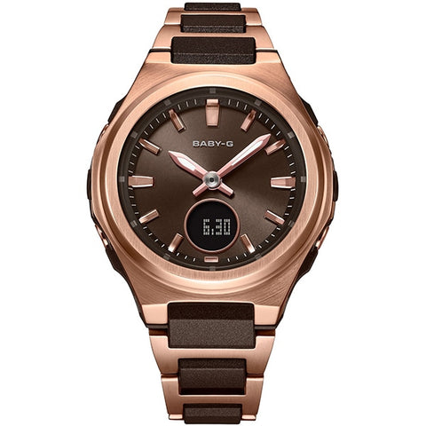 CASIO BGA-3000CG-5AJF Stylish Metal Bezel Solar Powered Radio Controlled Durable and Water Resistant Design