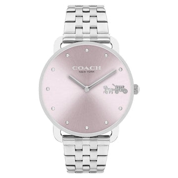 COACH 14504290 Watch - COACH ELLIOT 2-Year Warranty Pink Handbag - Stylish & Durable [Parallel Import]