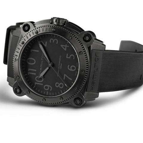 Hamilton H78505330 Watch - Khaki Navy BeLOWZERO Auto Titanium (Image 4)