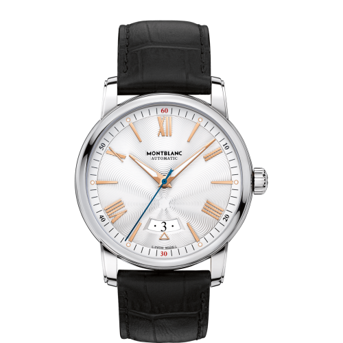 MONTBLANC 114841 Watch - Men's Silver Watch with 2 Year Warranty, Elegant Design, Swiss Movement, Water Resistant
