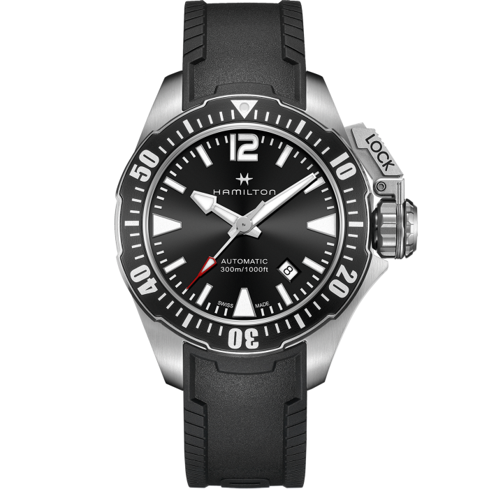Hamilton H77605335 Watch - Khaki Navy OPENWATER AUTO