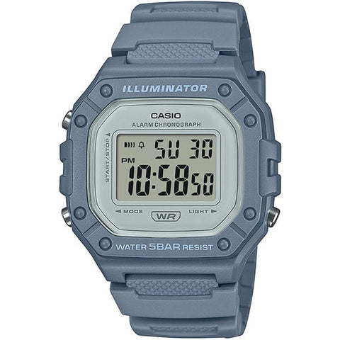 CASIO CASIO Collection W-218 Series Blue Gray W-218HC-2AJF