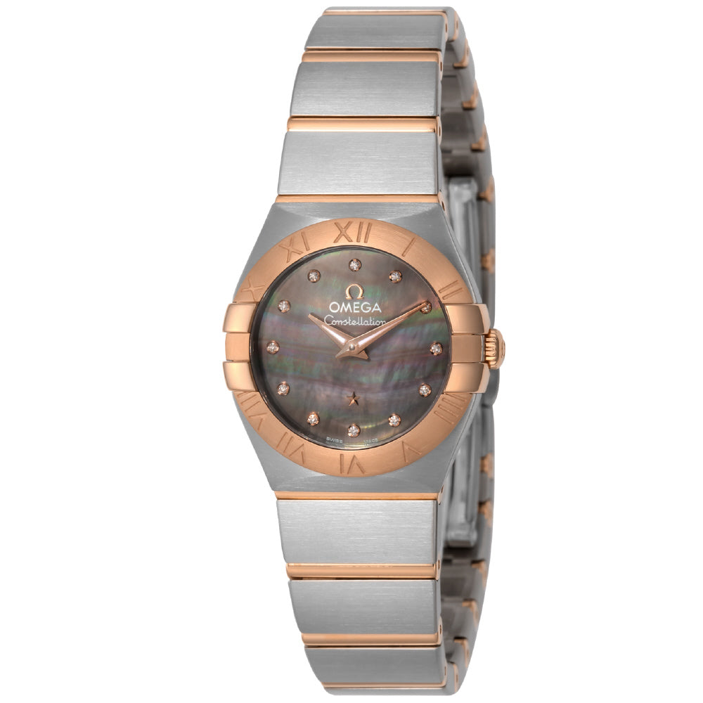 OMEGA 123.20.24.60.57.005 Watch - Elegant Design Swiss Automatic Movement 24mm Case Stainless Steel Bracelet